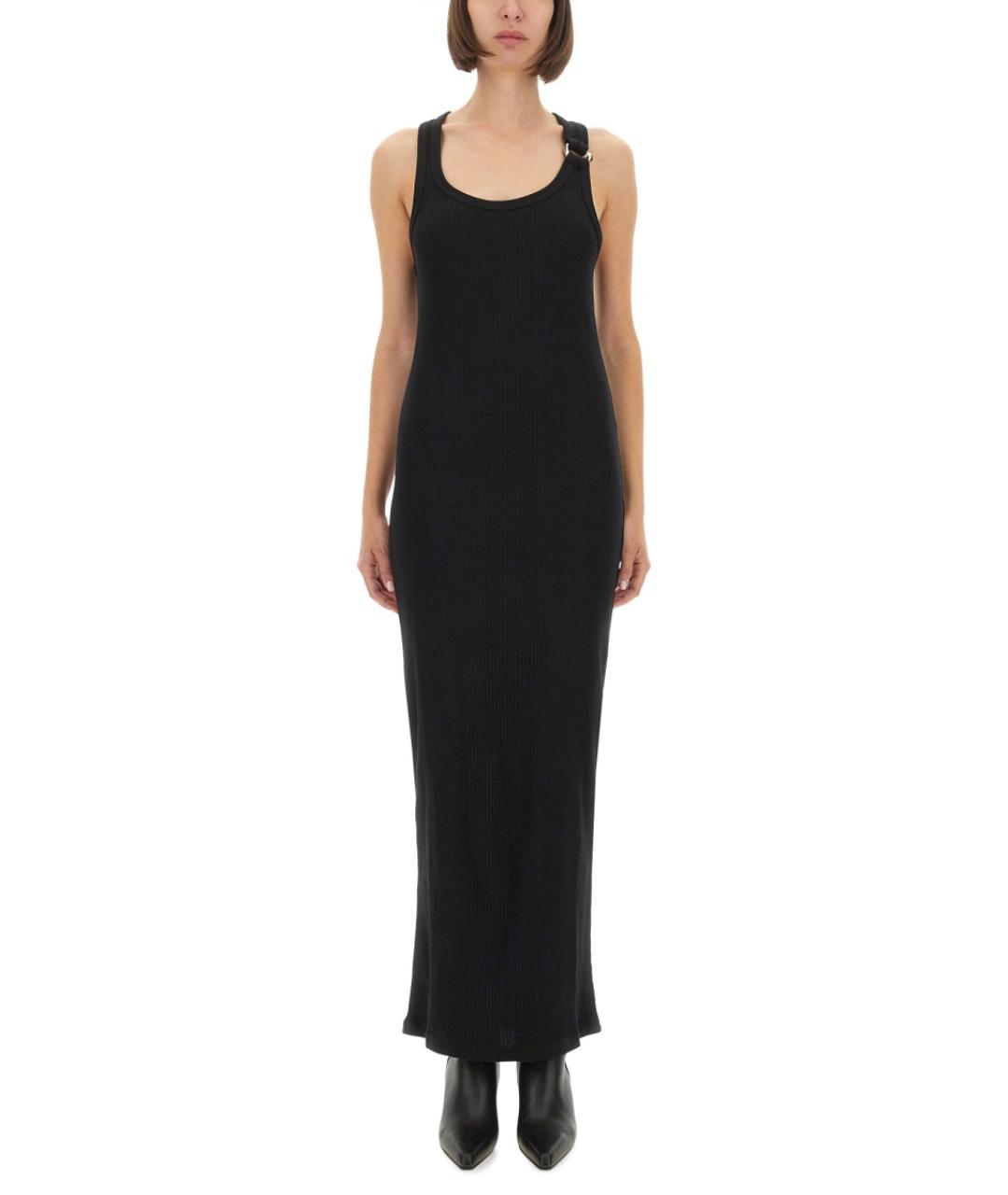 JEAN PAUL GAULTIER Черное хлопковое повседневное платье, фото 5