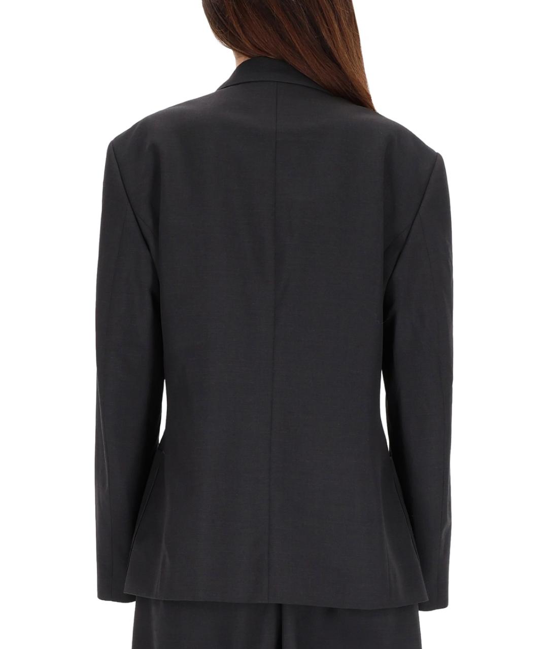 LEMAIRE Серый полиэстеровый жакет/пиджак, фото 3