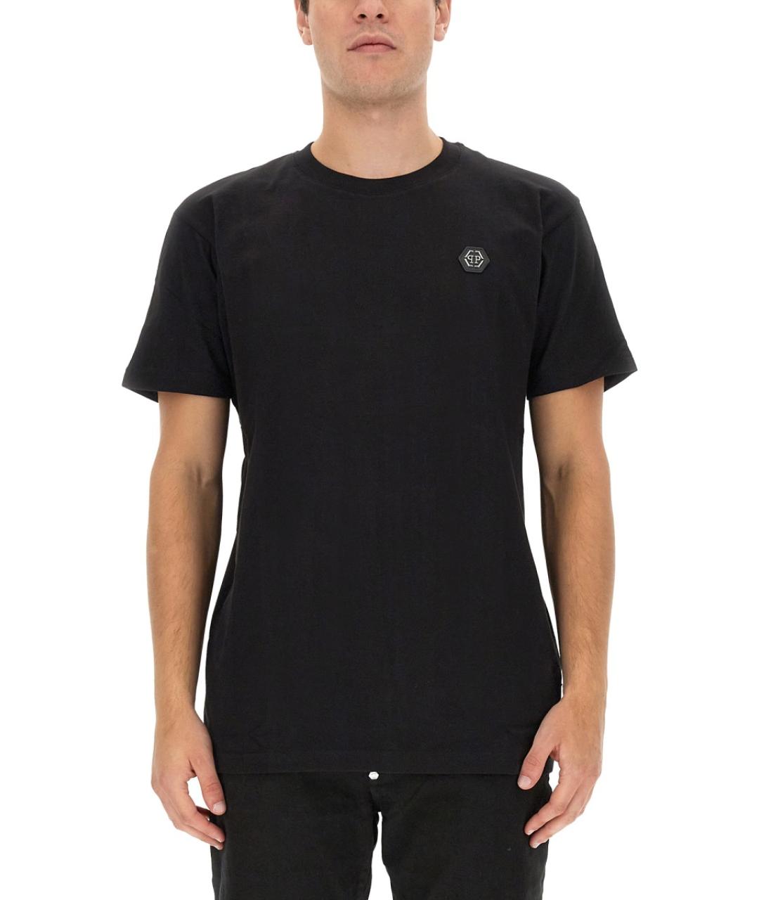 PHILIPP PLEIN Черная хлопковая футболка, фото 5