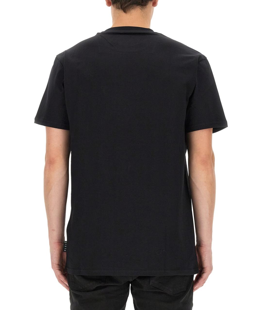 PHILIPP PLEIN Черная хлопковая футболка, фото 3