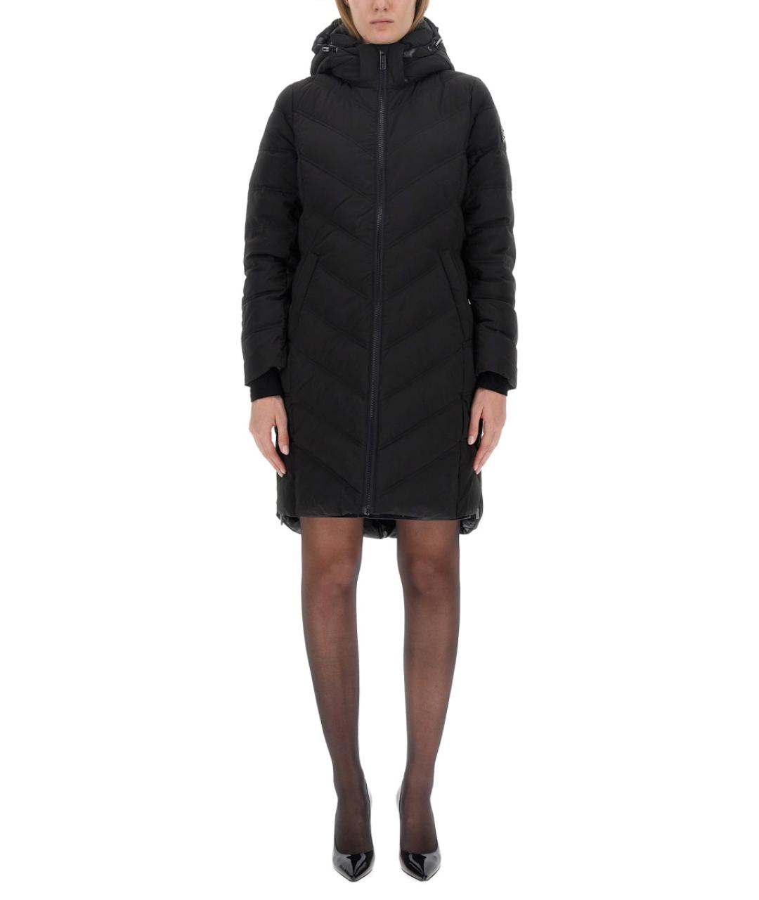 MICHAEL KORS Черный полиэстеровый пуховик, фото 2