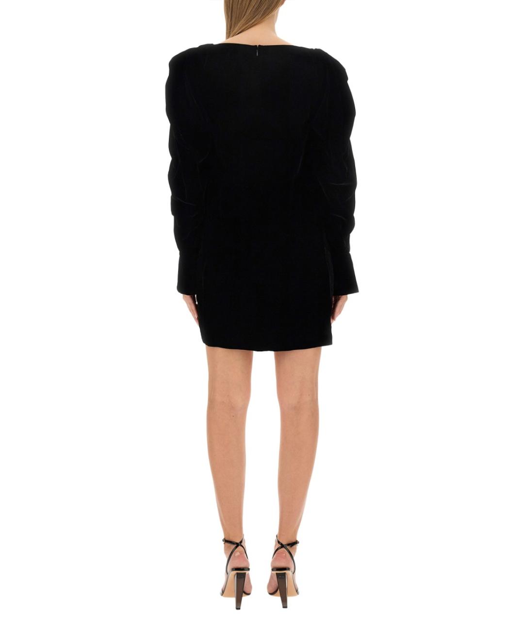 NINA RICCI Черное вискозное коктейльное платье, фото 4