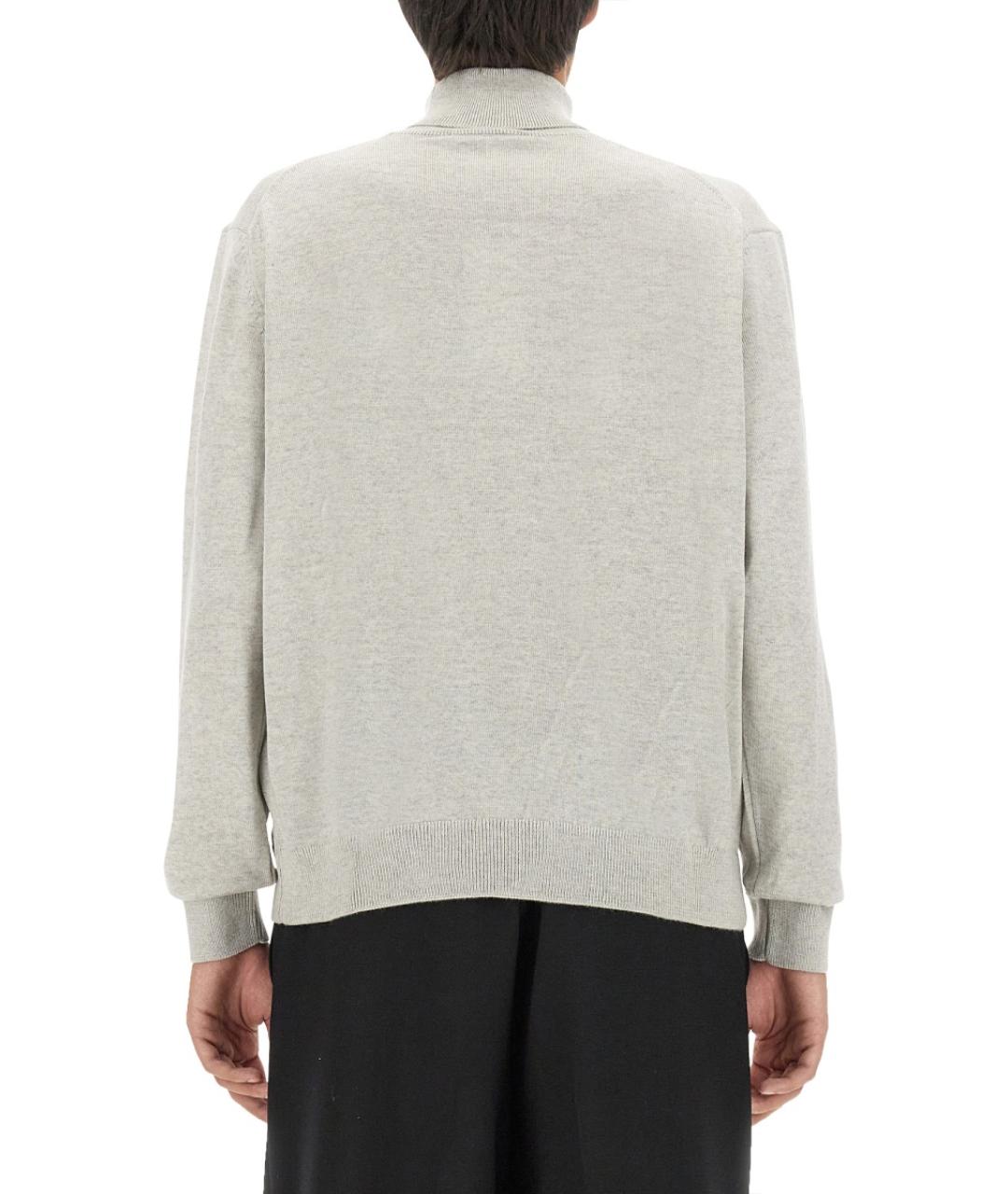 MAISON KITSUNE Серый шерстяной джемпер / свитер, фото 3