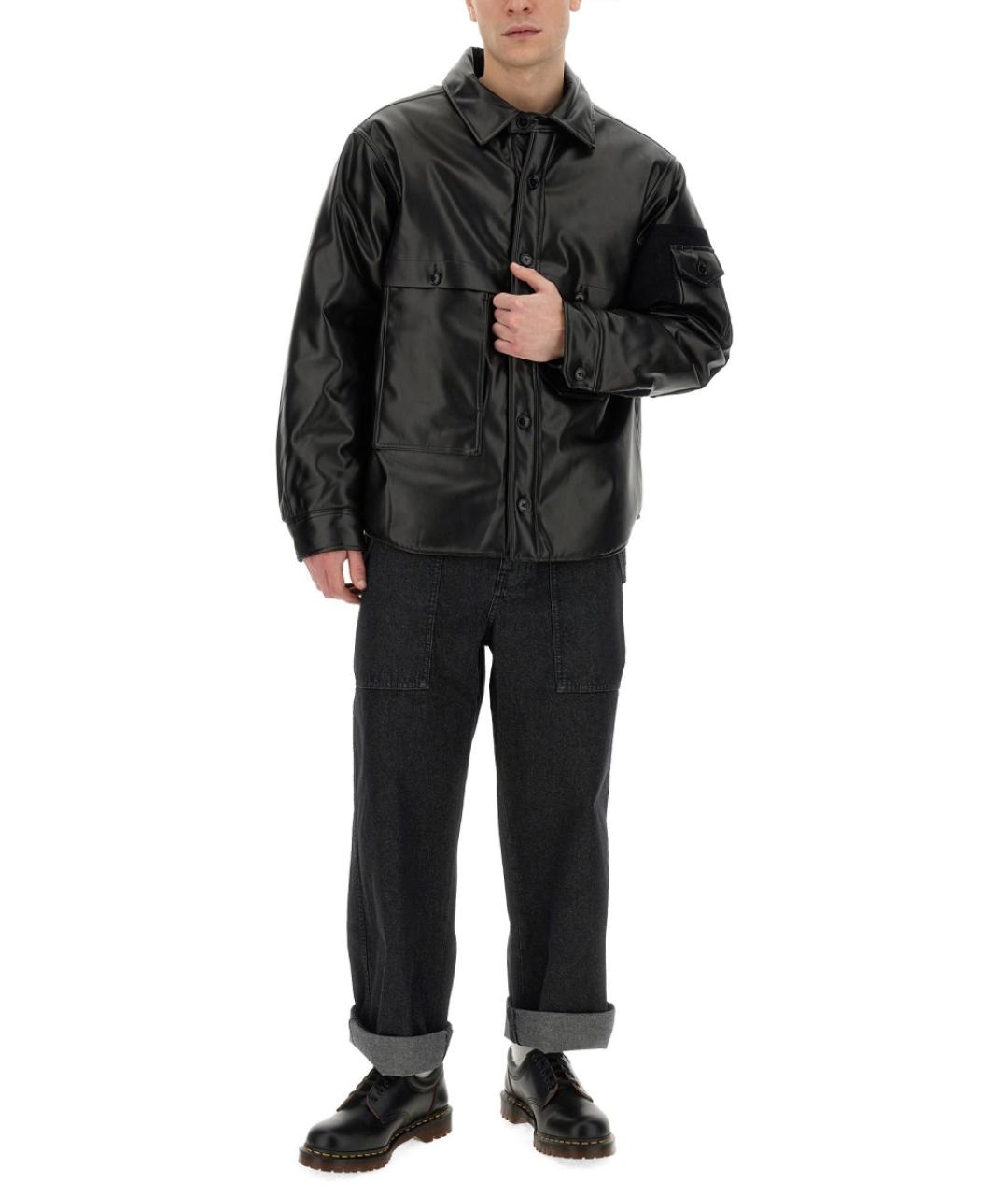 AïE Черная полиэстеровая куртка, фото 2