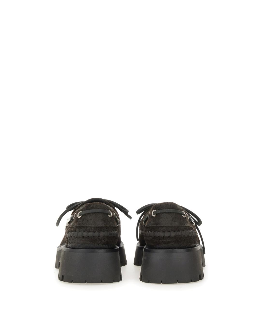 ALEXANDER WANG Коричневые кожаные лоферы, фото 3