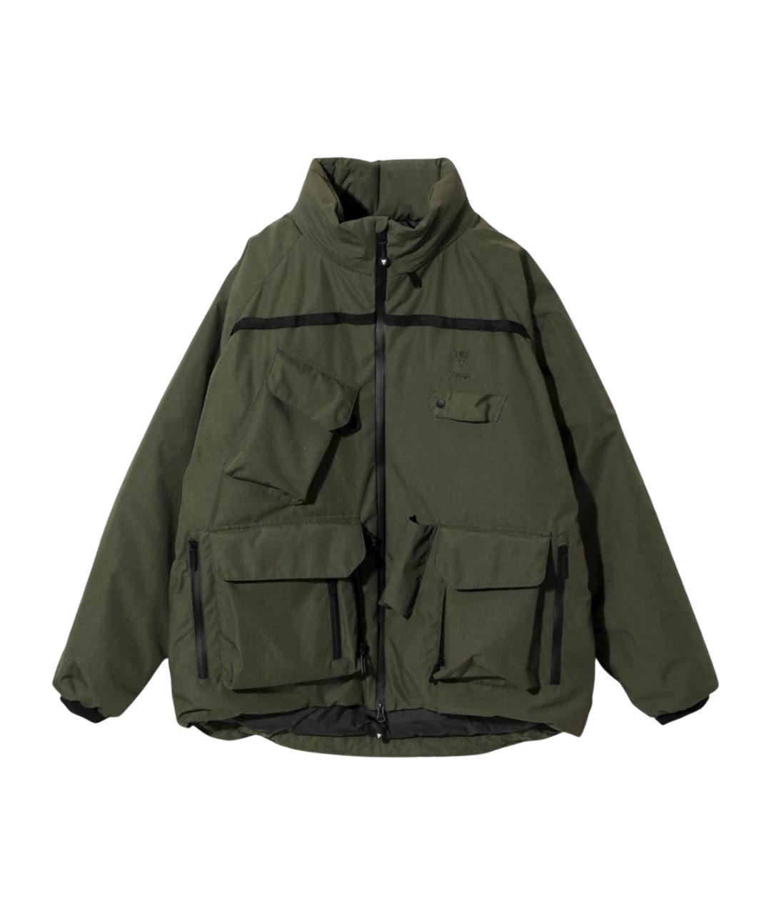 SOUTH2 WEST8 Зеленая полиэстеровая куртка, фото 1