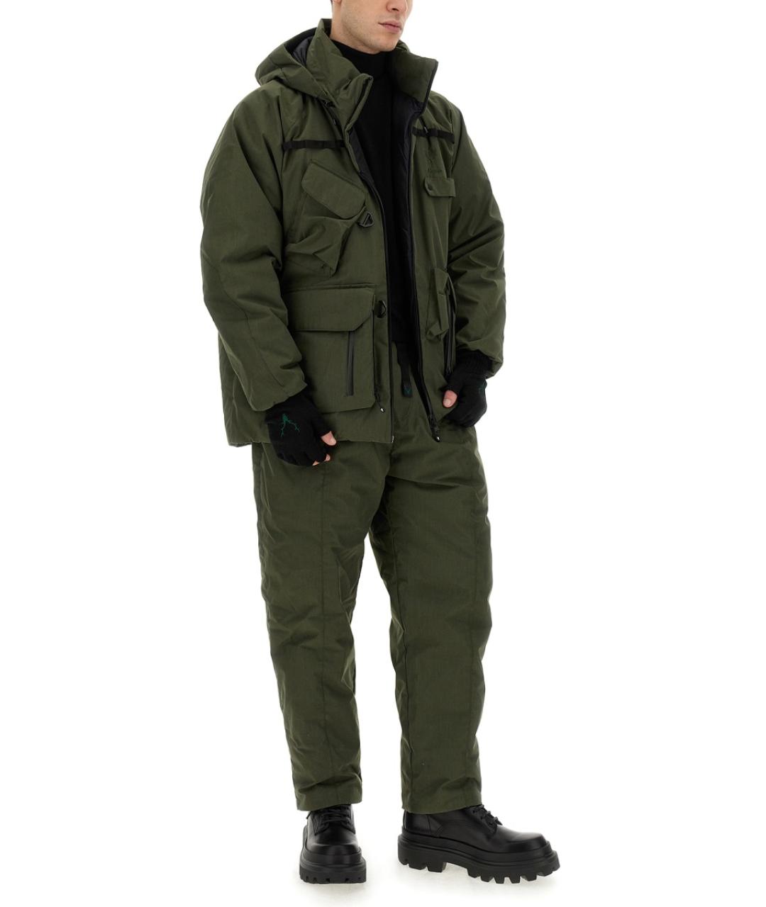 SOUTH2 WEST8 Зеленая полиэстеровая куртка, фото 3
