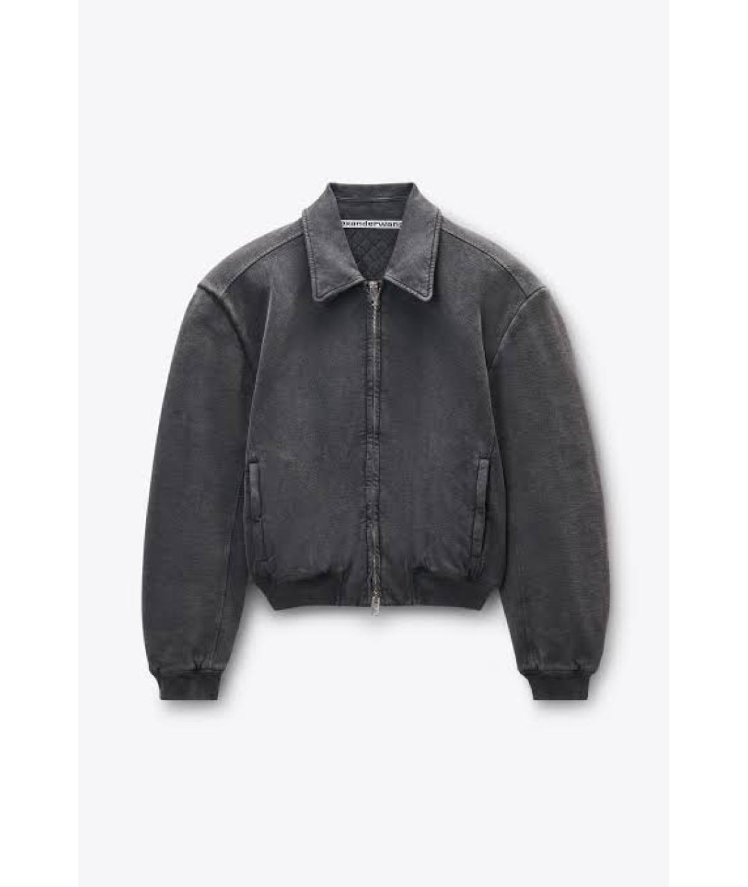 ALEXANDER WANG Серая хлопковая куртка, фото 1