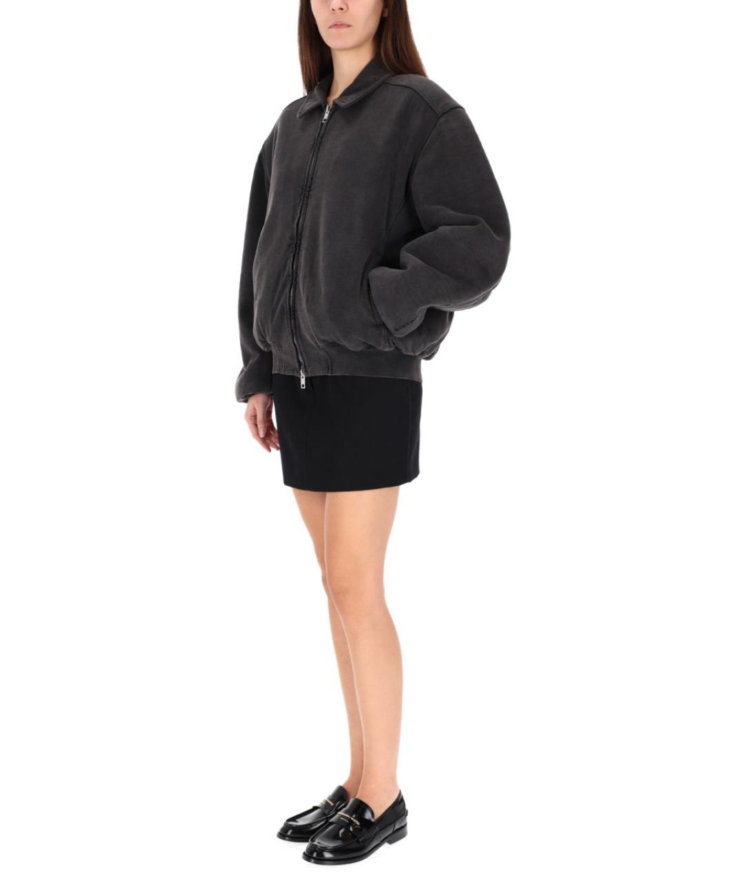 ALEXANDER WANG Серая хлопковая куртка, фото 3