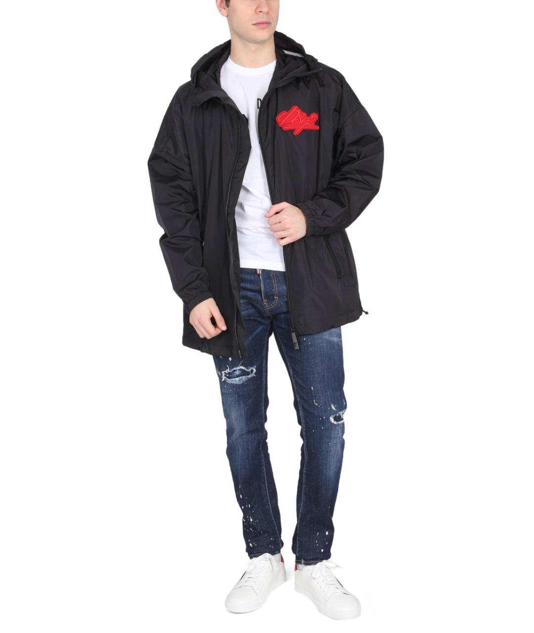 DSQUARED2 Черная полиамидовая куртка, фото 3