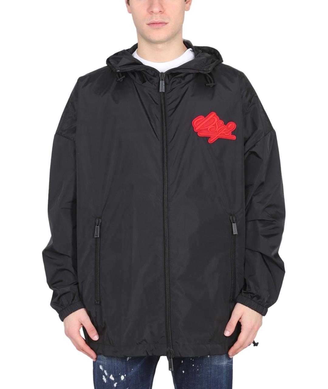 DSQUARED2 Черная полиамидовая куртка, фото 2