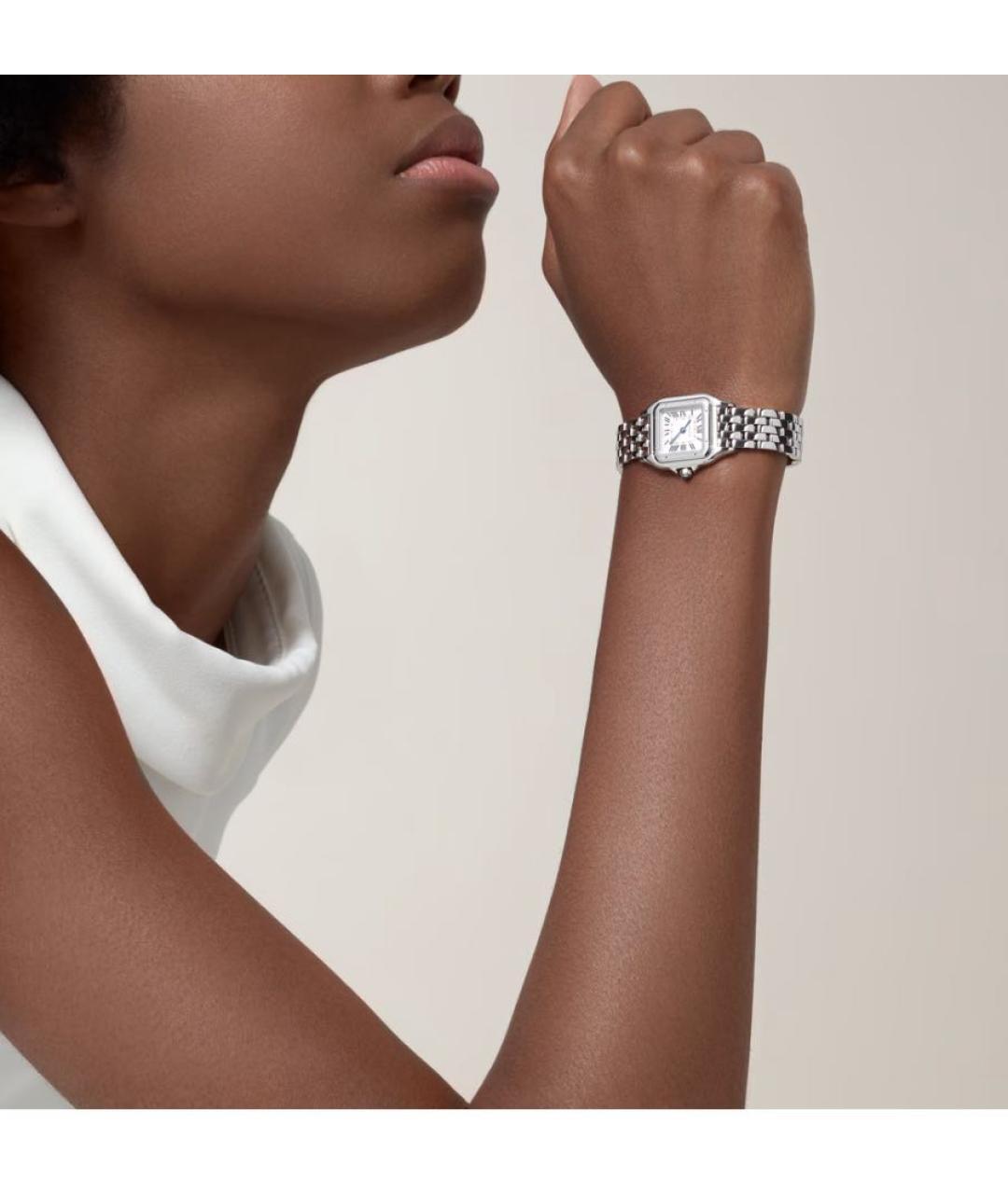 CARTIER Серебряные металлические часы, фото 2