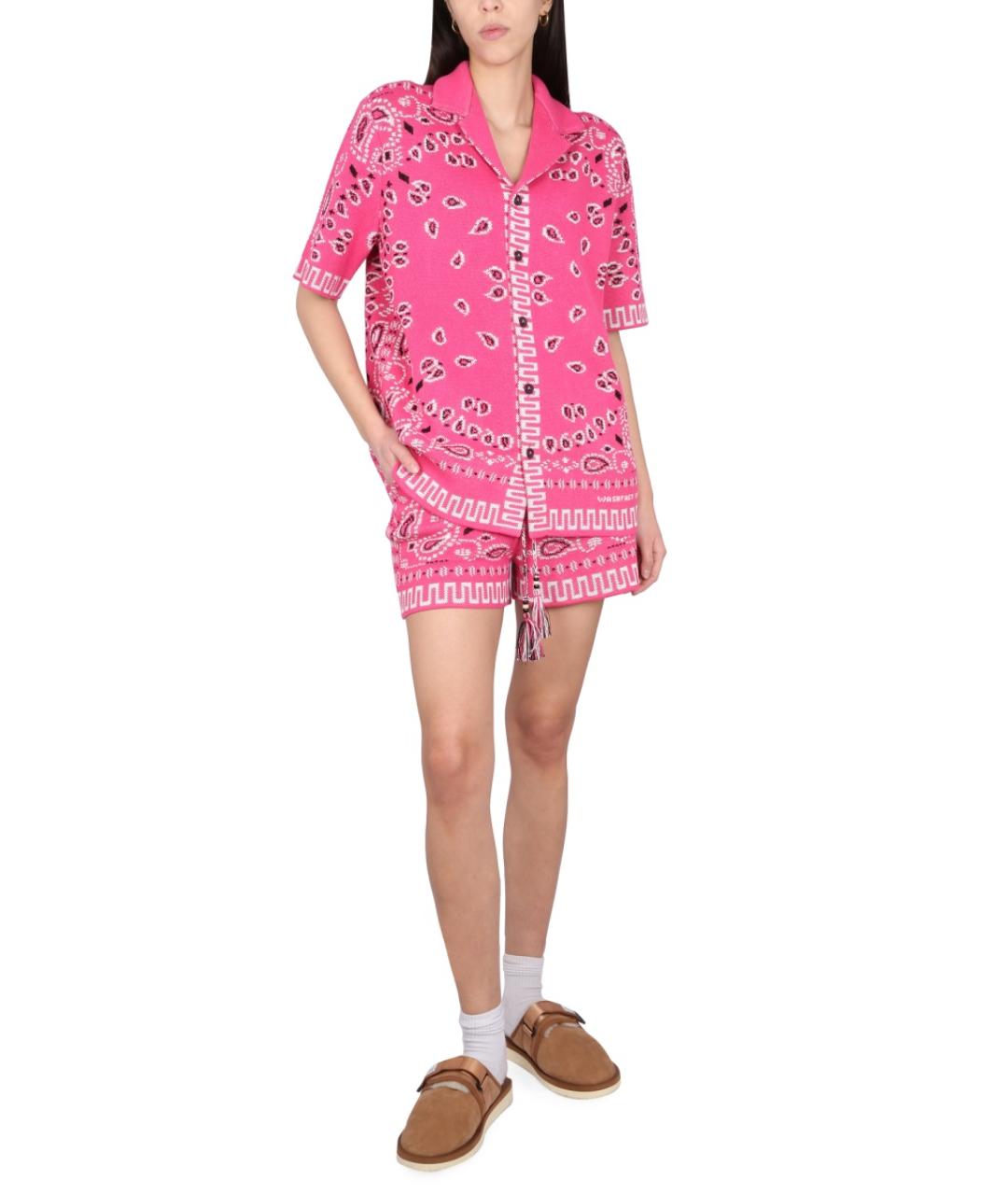 ALANUI Розовая хлопковая рубашка, фото 2