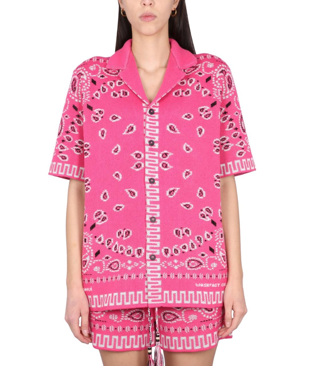 ALANUI Розовая хлопковая рубашка, фото 5