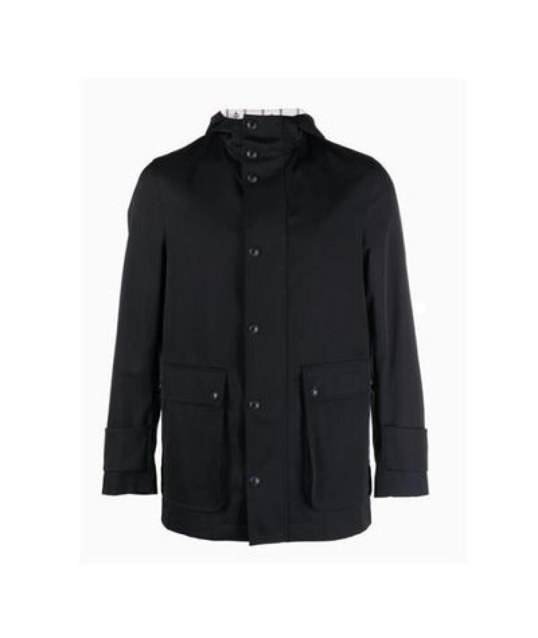 THOM BROWNE Синяя полиэстеровая парка, фото 1