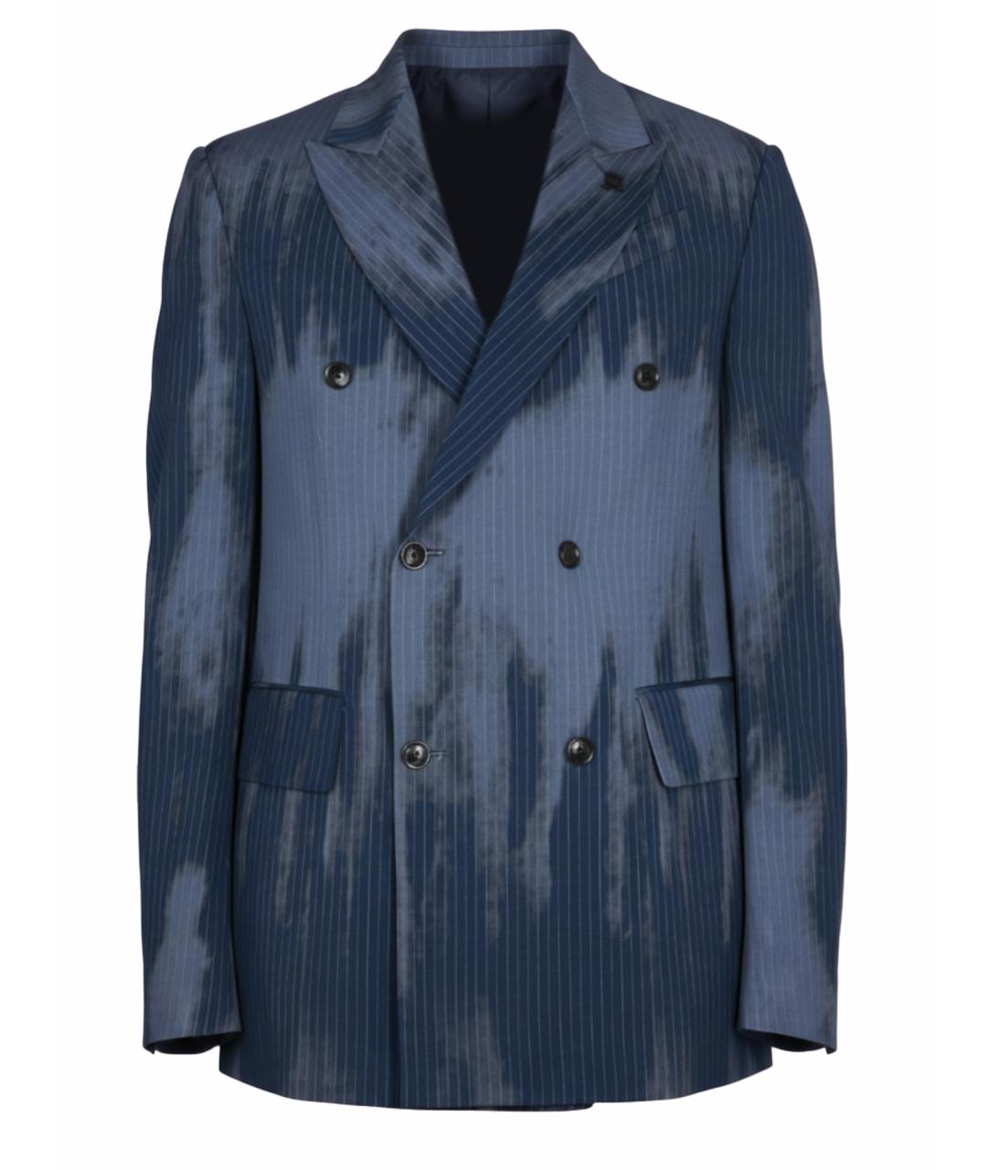 AMIRI Синий шерстяной пиджак, фото 1