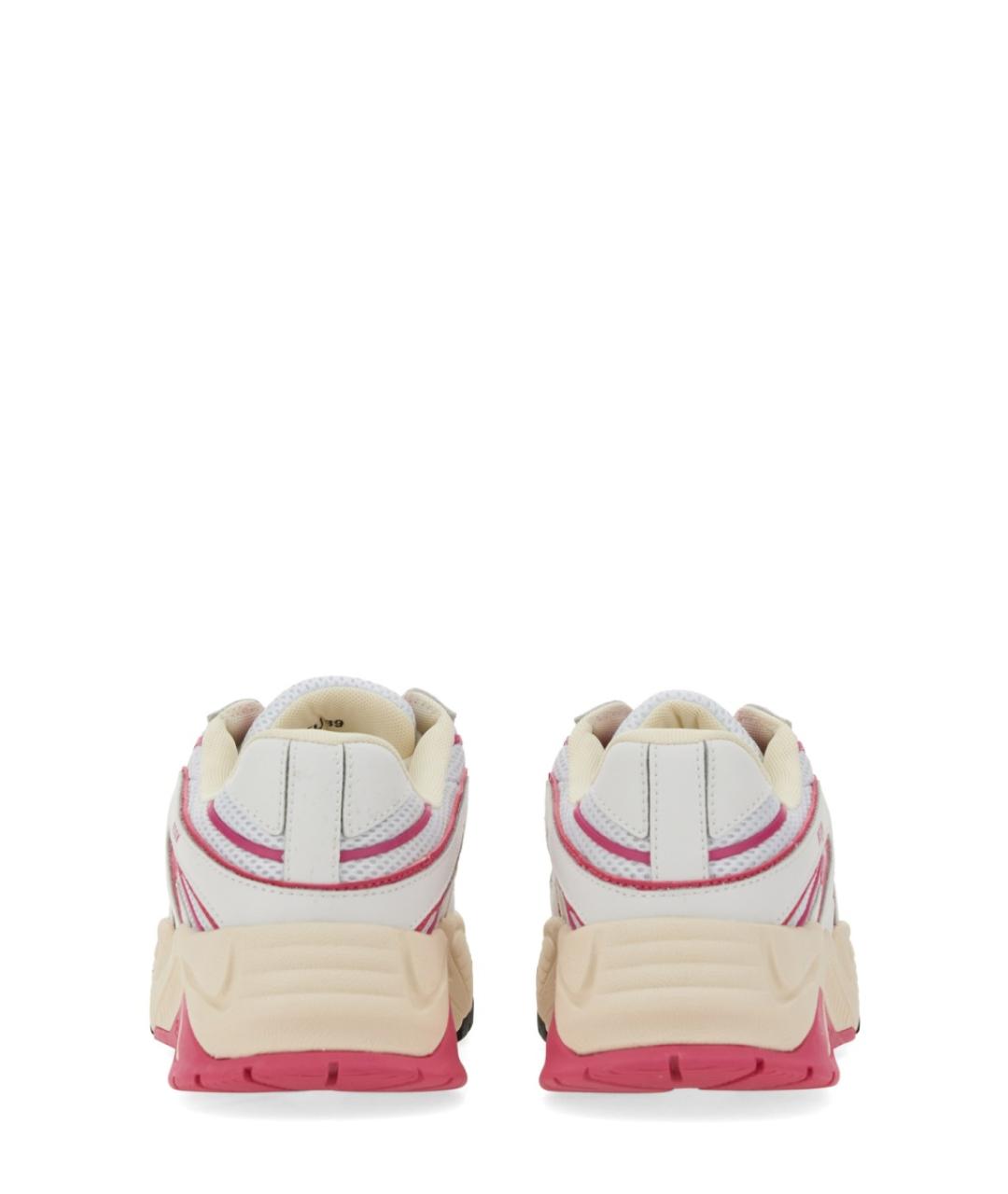 MSGM Белые синтетические кроссовки, фото 3