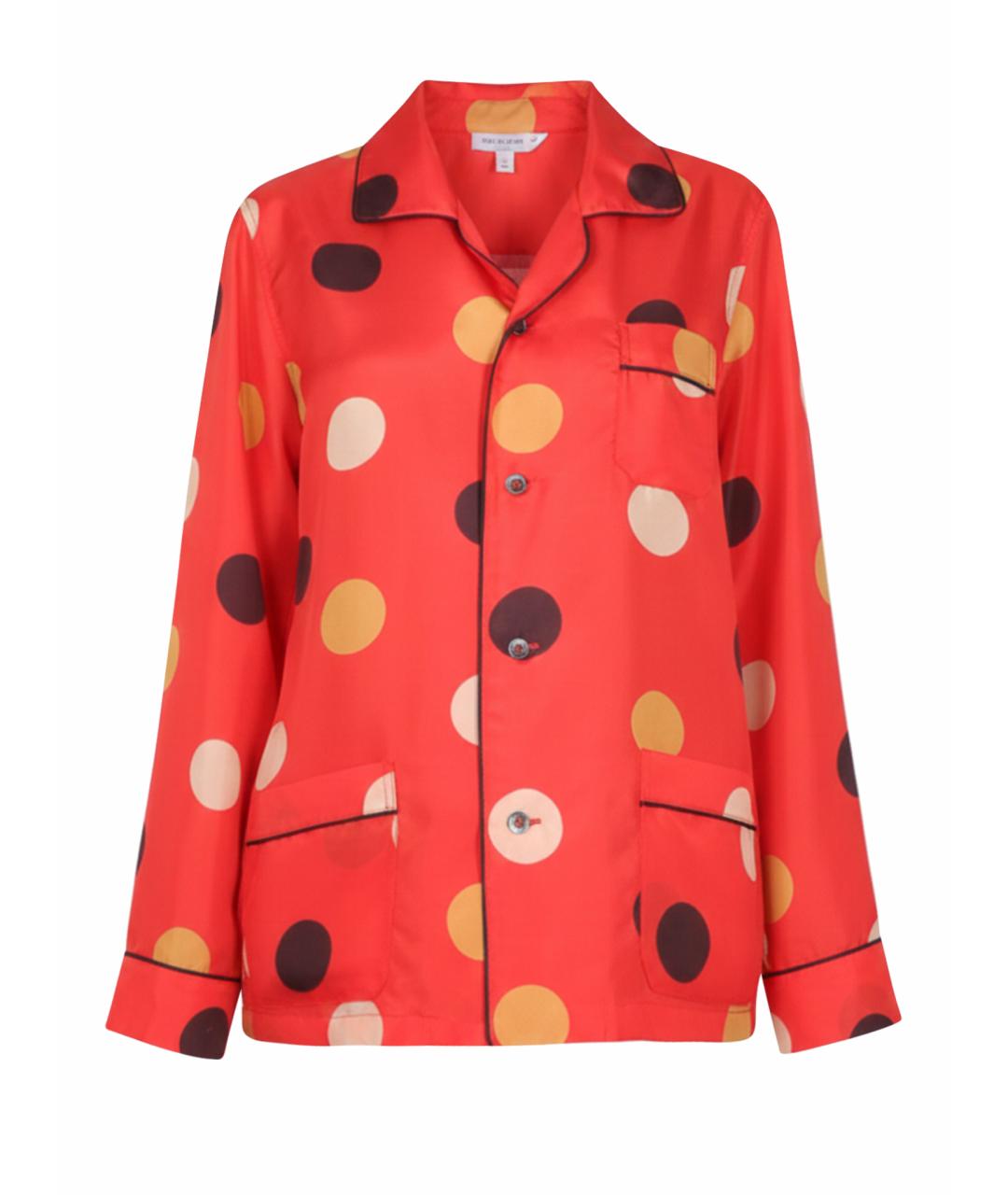 ASPESI Оранжевая шелковая рубашка, фото 1