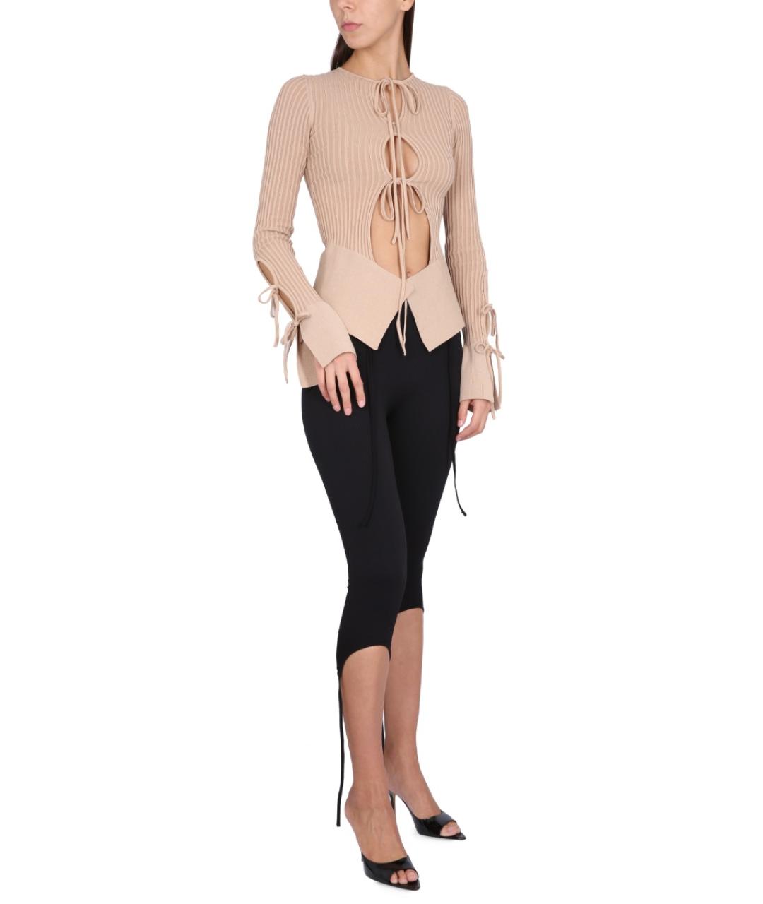 ANDREADAMO Розовый вискозный джемпер / свитер, фото 3