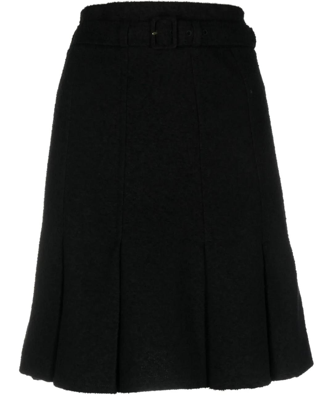 PATOU Черная хлопковая юбка миди, фото 1