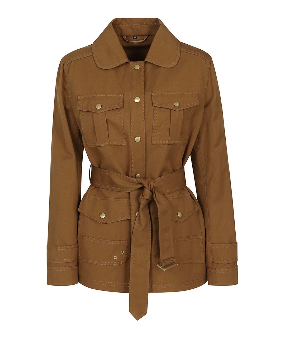 FAY Коричневая хлопковая куртка, фото 1