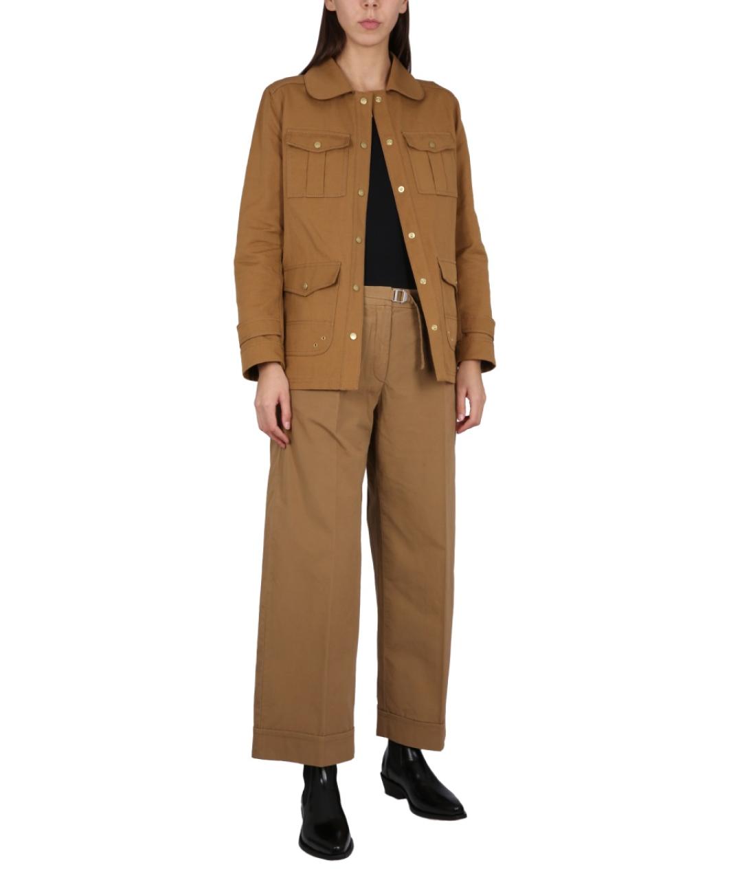 FAY Коричневая хлопковая куртка, фото 3