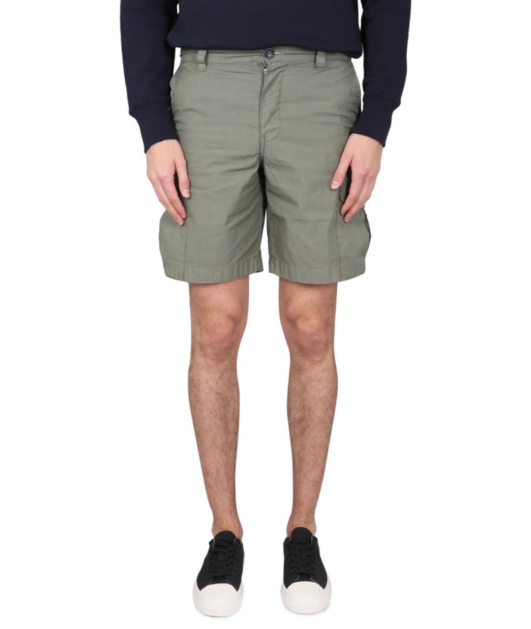 PS BY PAUL SMITH Хаки хлопковые шорты, фото 5