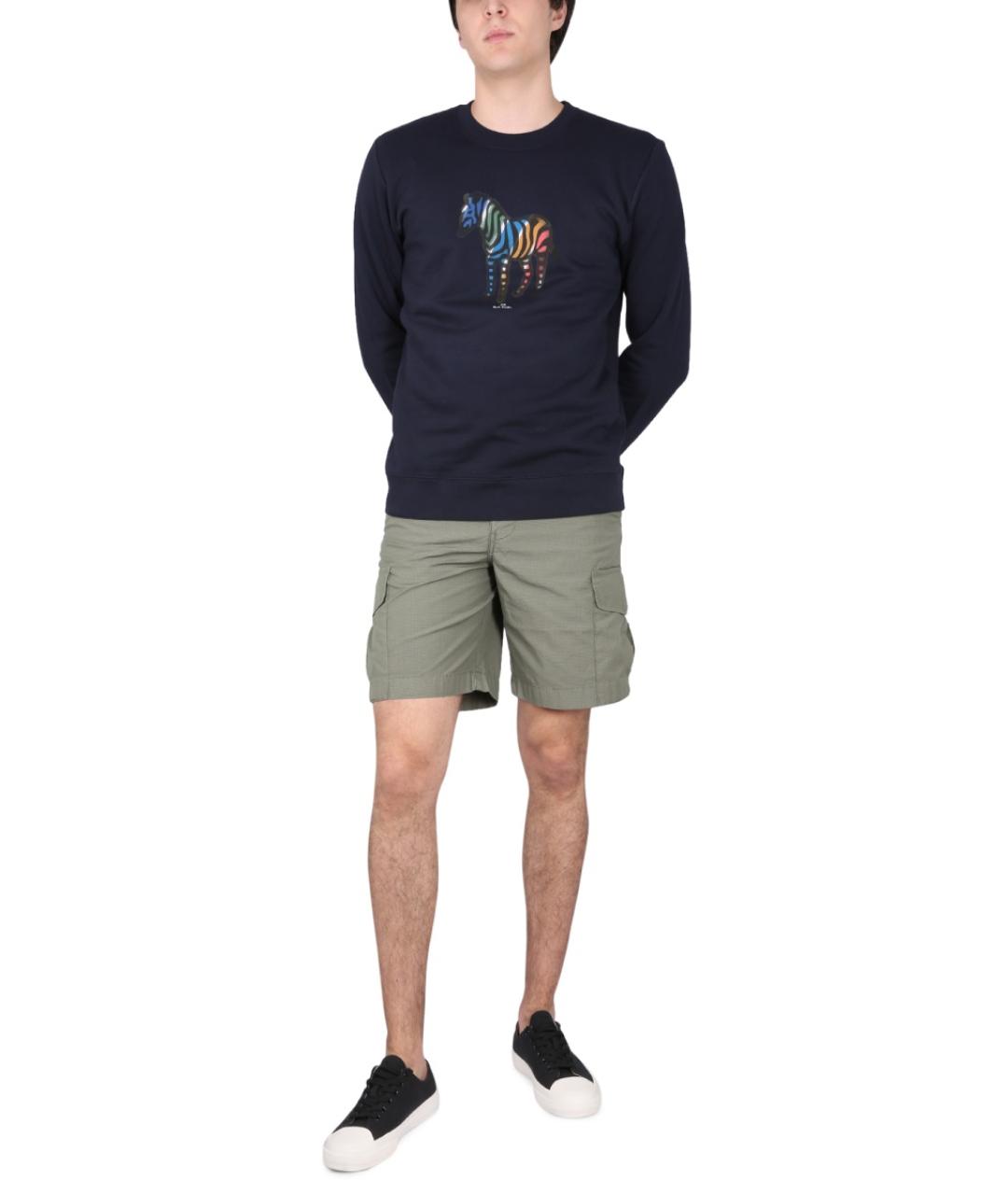 PS BY PAUL SMITH Хаки хлопковые шорты, фото 2