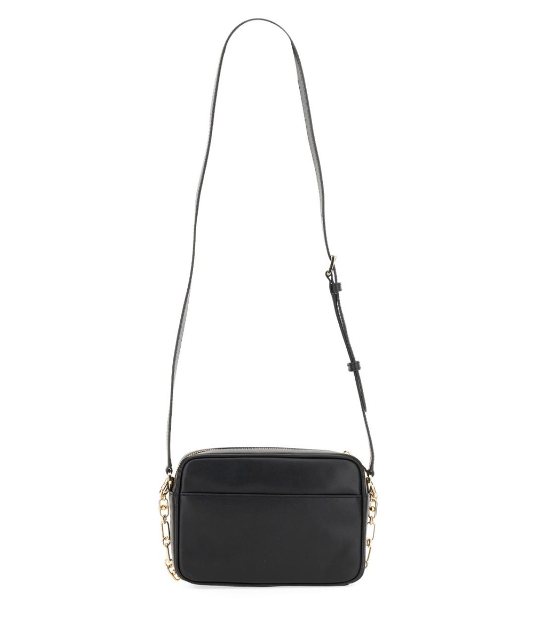 MICHAEL KORS Черная кожаная сумка через плечо, фото 2