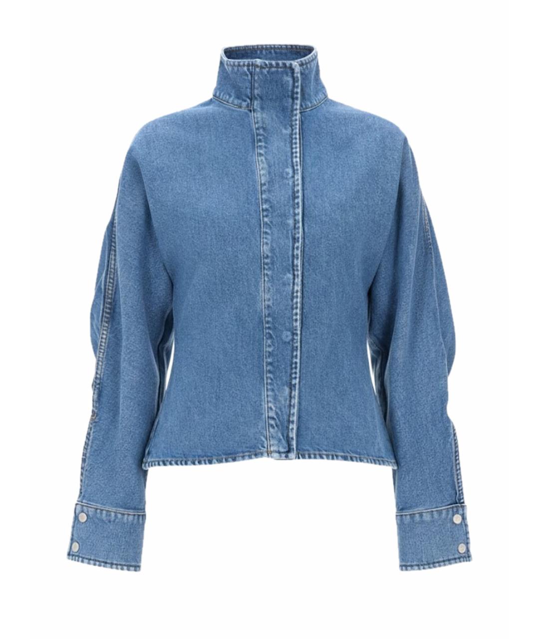 MARINE SERRE Синяя хлопковая куртка, фото 1