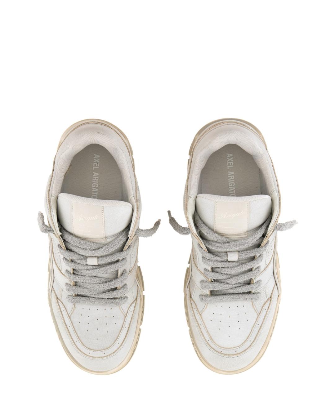 AXEL ARIGATO Белые кожаные низкие кроссовки / кеды, фото 6