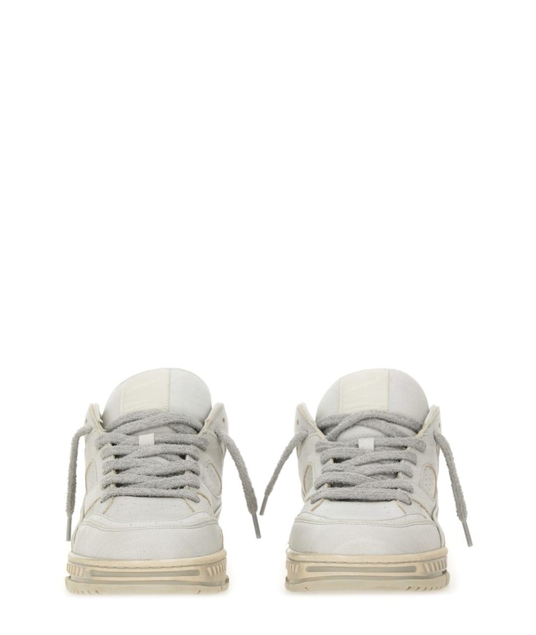 AXEL ARIGATO Белые кожаные низкие кроссовки / кеды, фото 4