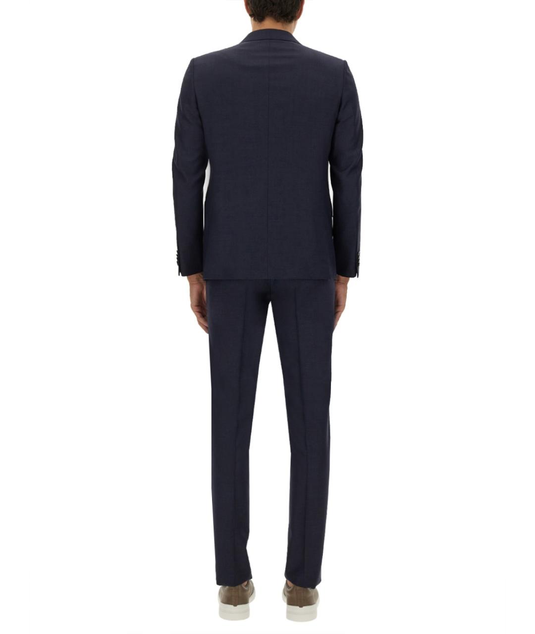 ZEGNA Синий классический костюм, фото 3