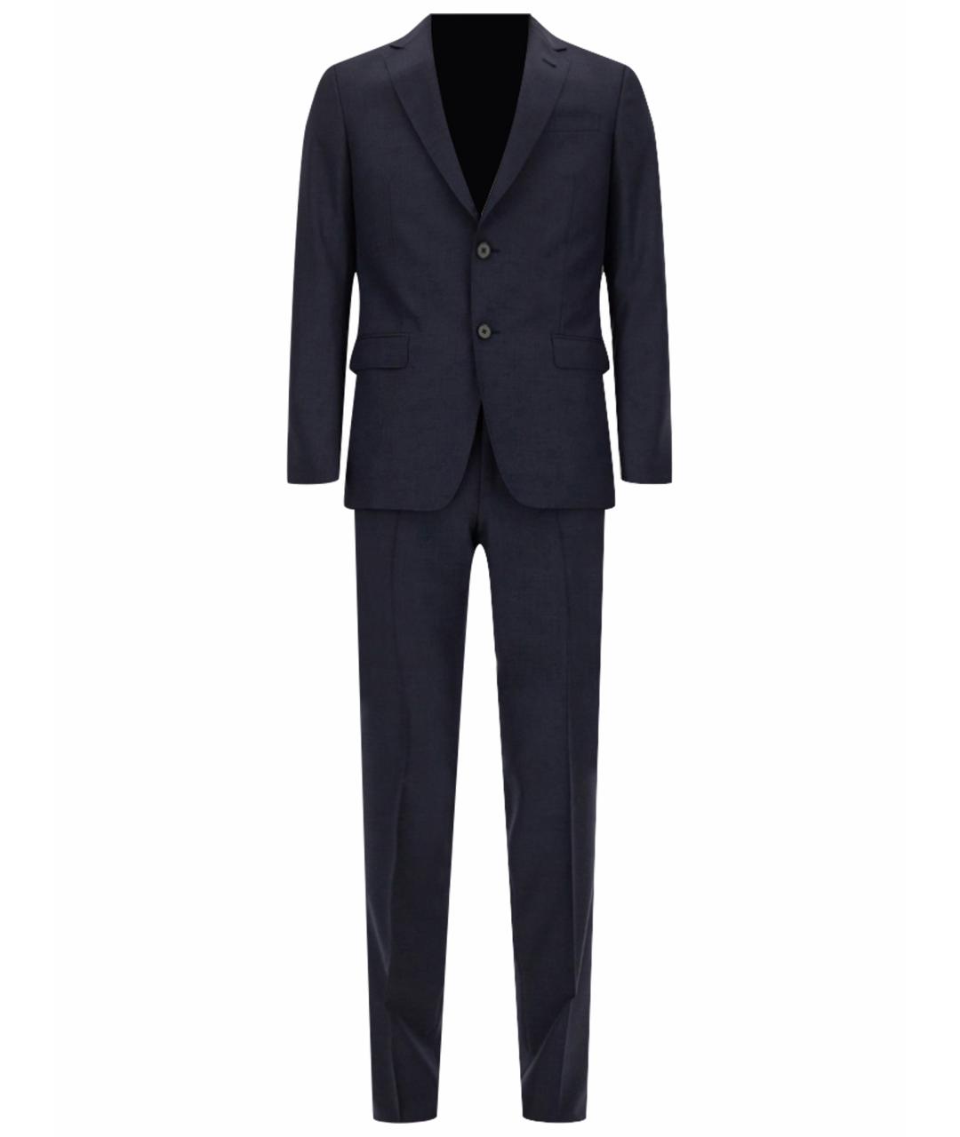 ZEGNA Синий классический костюм, фото 1