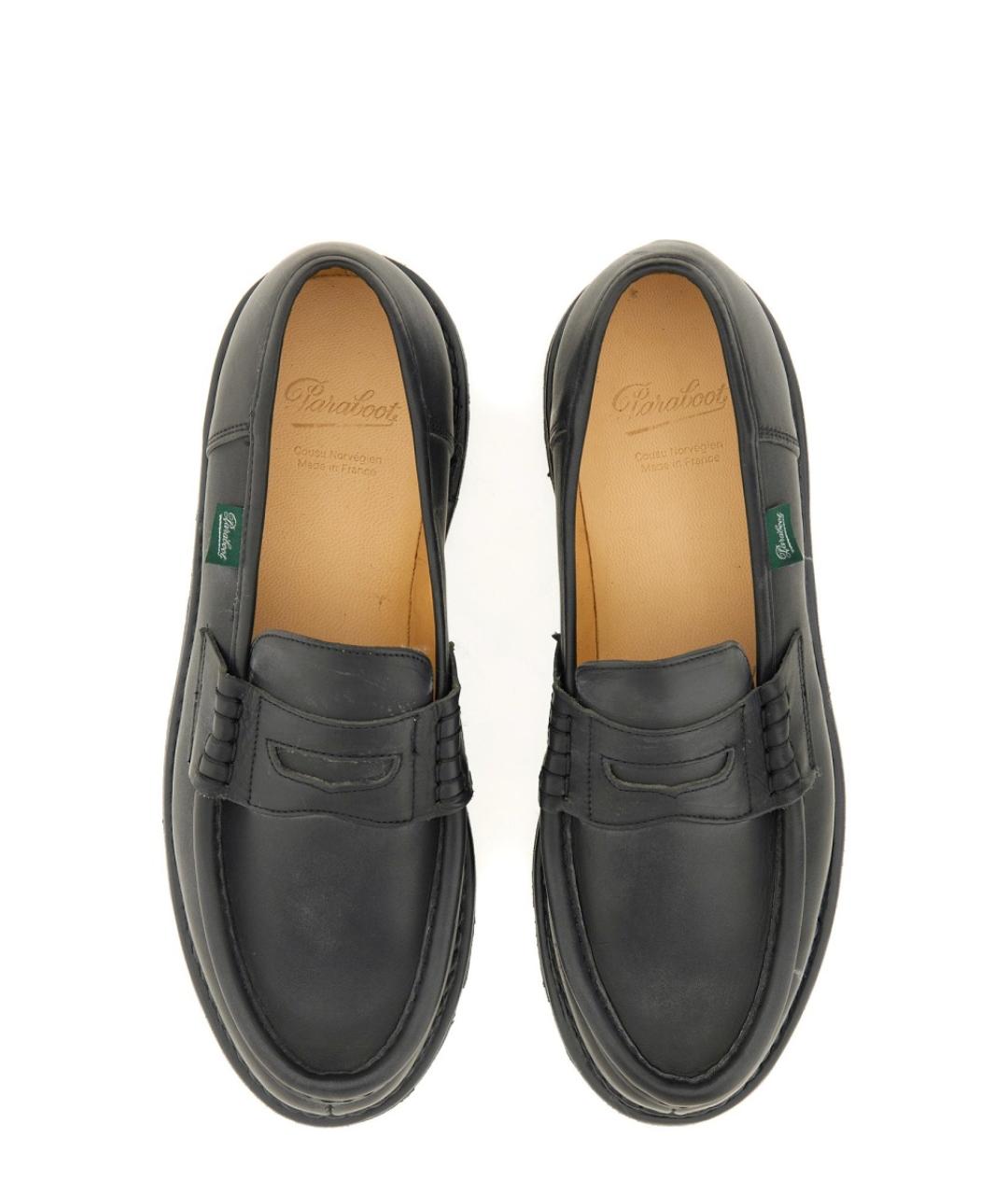 PARABOOT Черные кожаные лоферы, фото 5