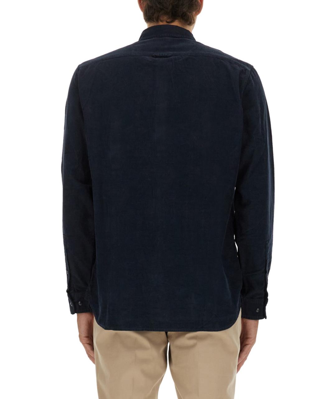 WOOLRICH Синяя хлопковая кэжуал рубашка, фото 3