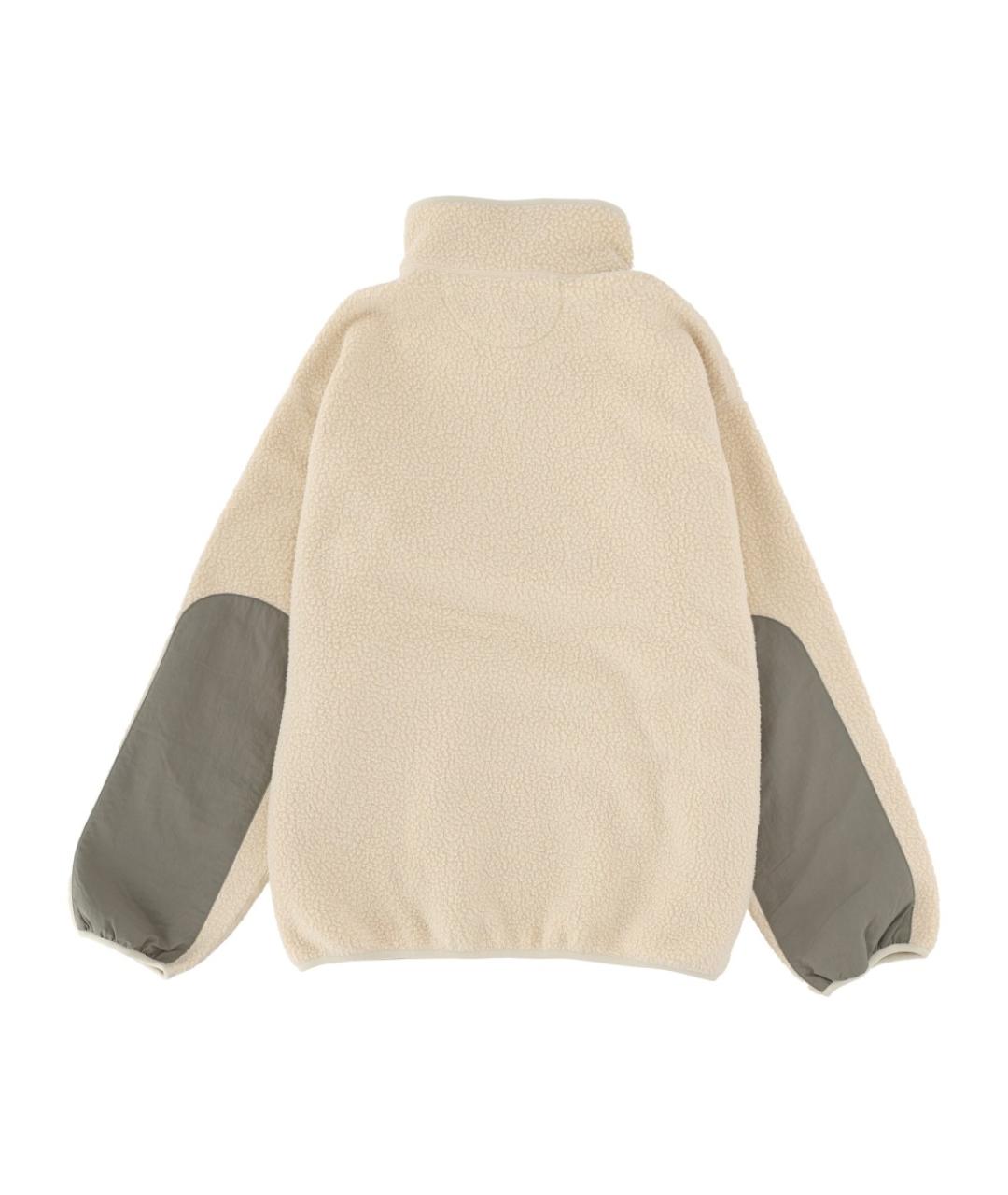 MAISON KITSUNE Бежевая полиэстеровая куртка, фото 2