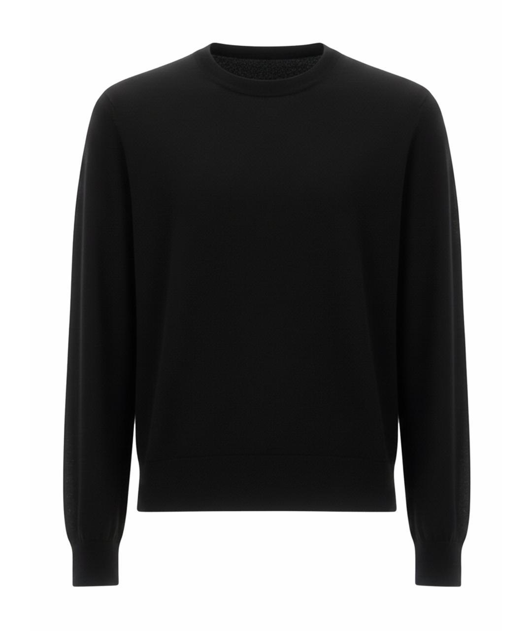 THEORY Черный шерстяной джемпер / свитер, фото 1