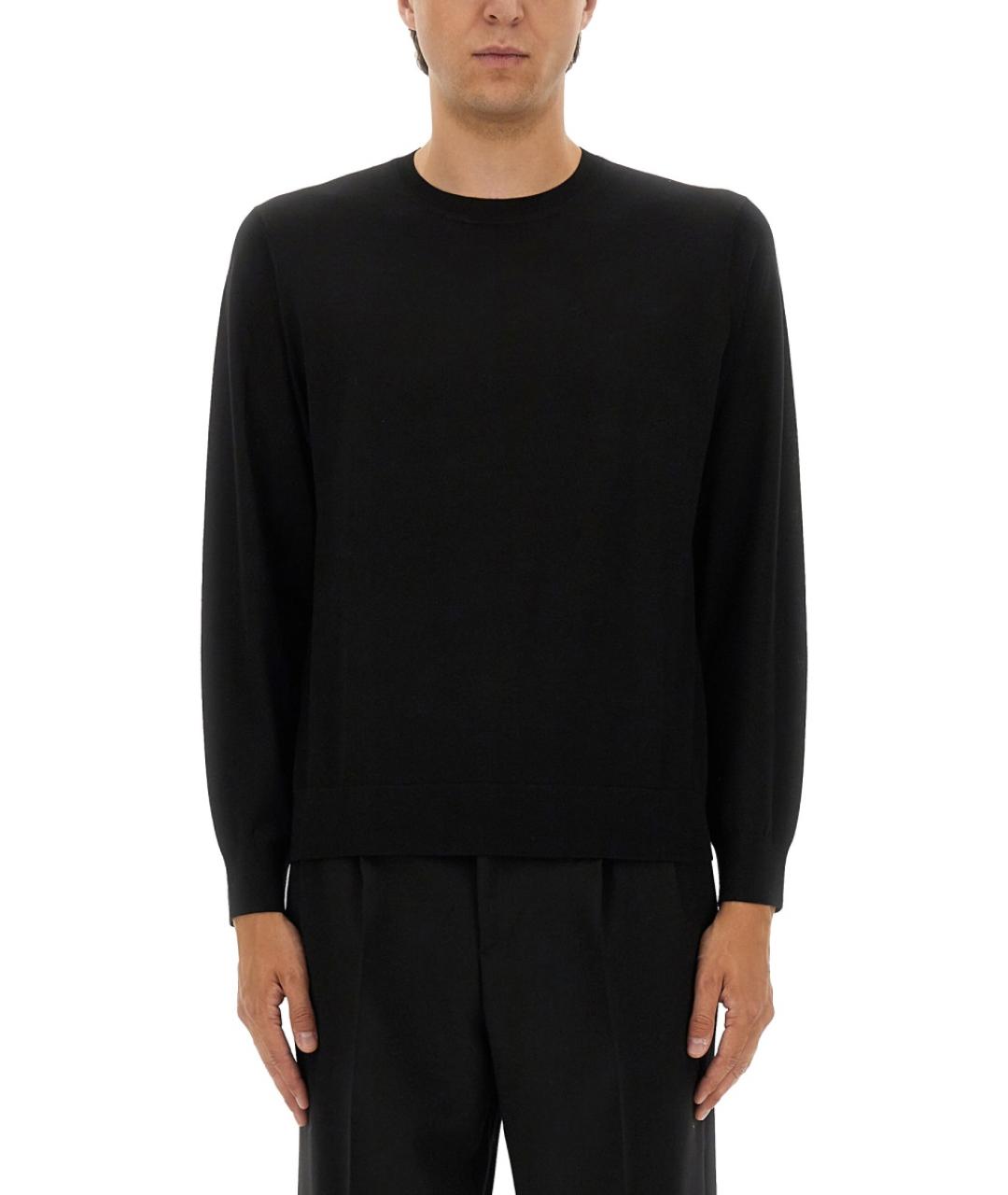 THEORY Черный шерстяной джемпер / свитер, фото 5