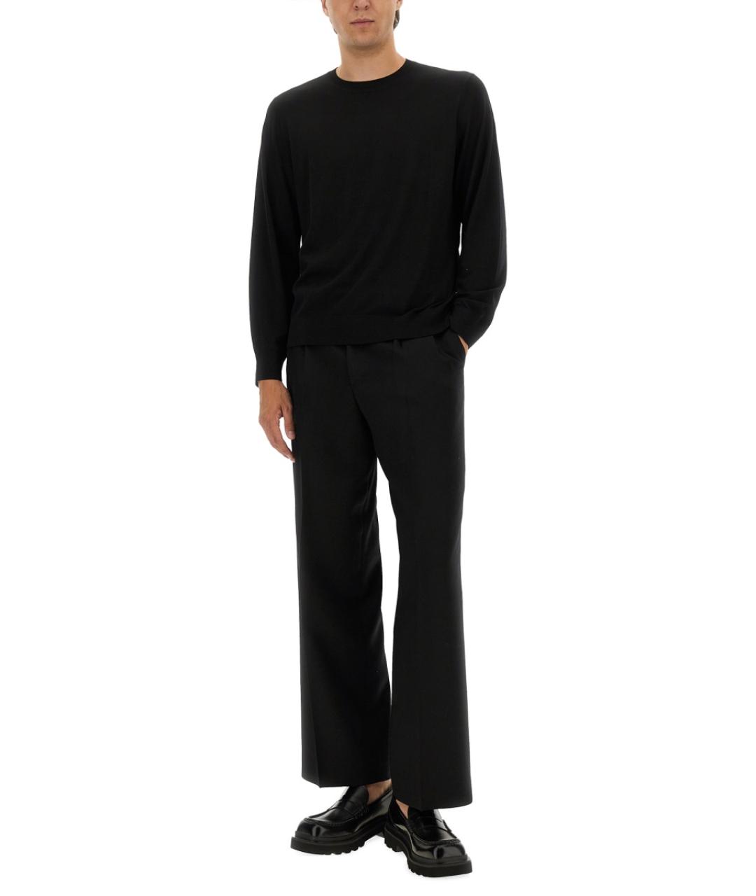 THEORY Черный шерстяной джемпер / свитер, фото 2