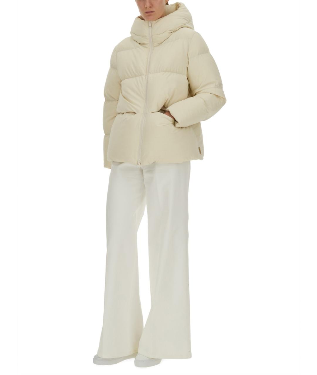 WOOLRICH Белый полиамидовый пуховик, фото 4