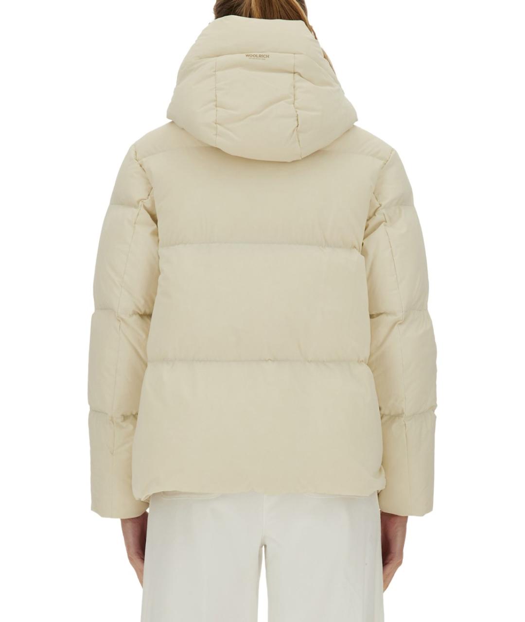 WOOLRICH Белый полиамидовый пуховик, фото 3