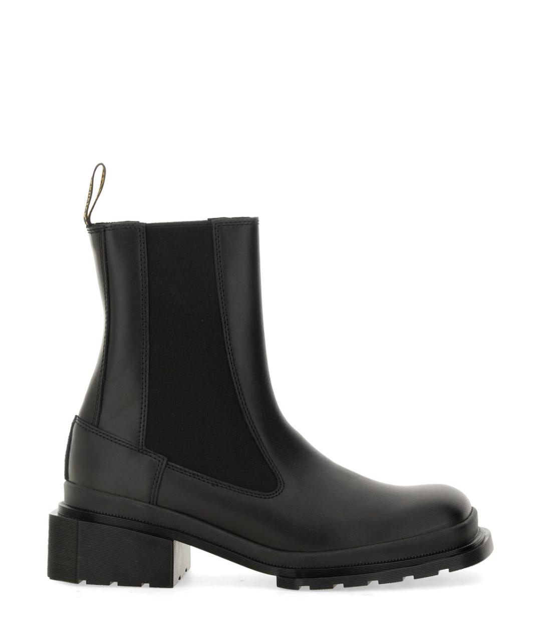 DR. MARTENS Черные кожаные ботинки, фото 1