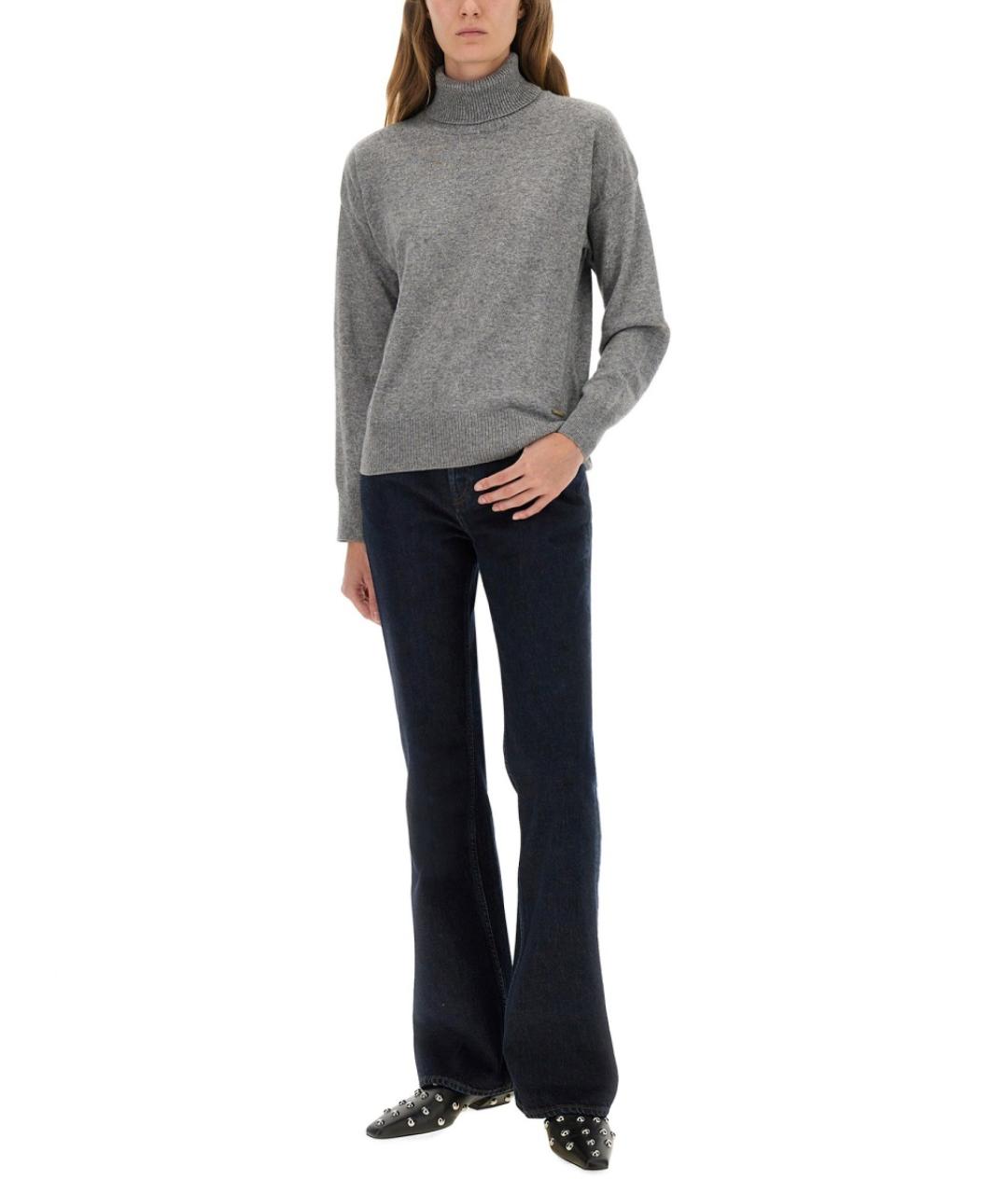 WOOLRICH Серый шерстяной джемпер / свитер, фото 2