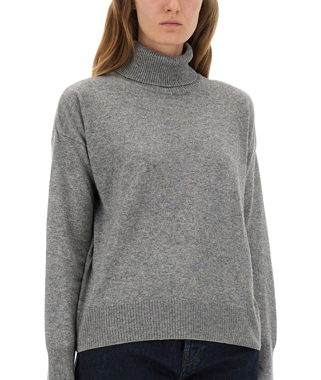 WOOLRICH Серый шерстяной джемпер / свитер, фото 4