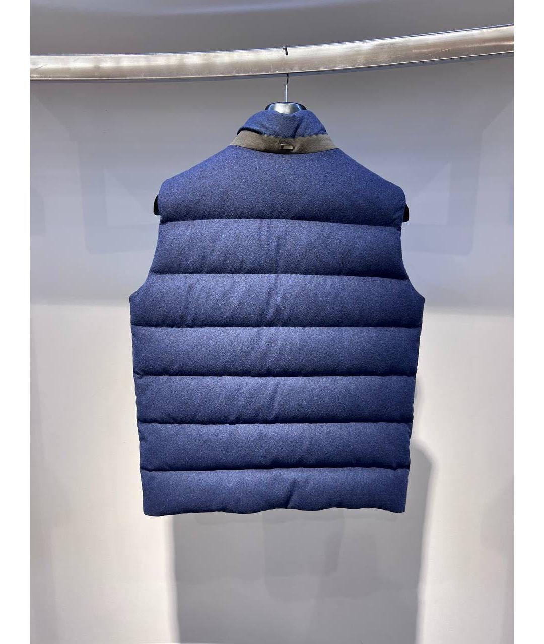 HERNO Темно-синий полиамидовый жилет, фото 2