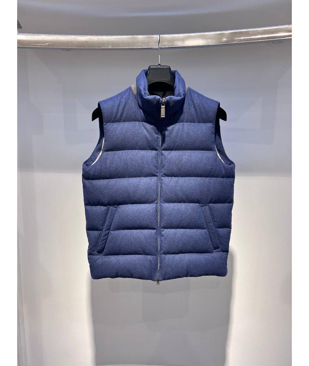 HERNO Темно-синий полиамидовый жилет, фото 3