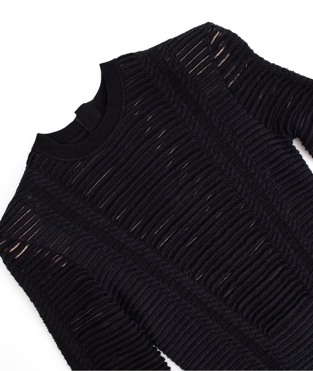 BALMAIN Черное вискозное вечернее платье, фото 3