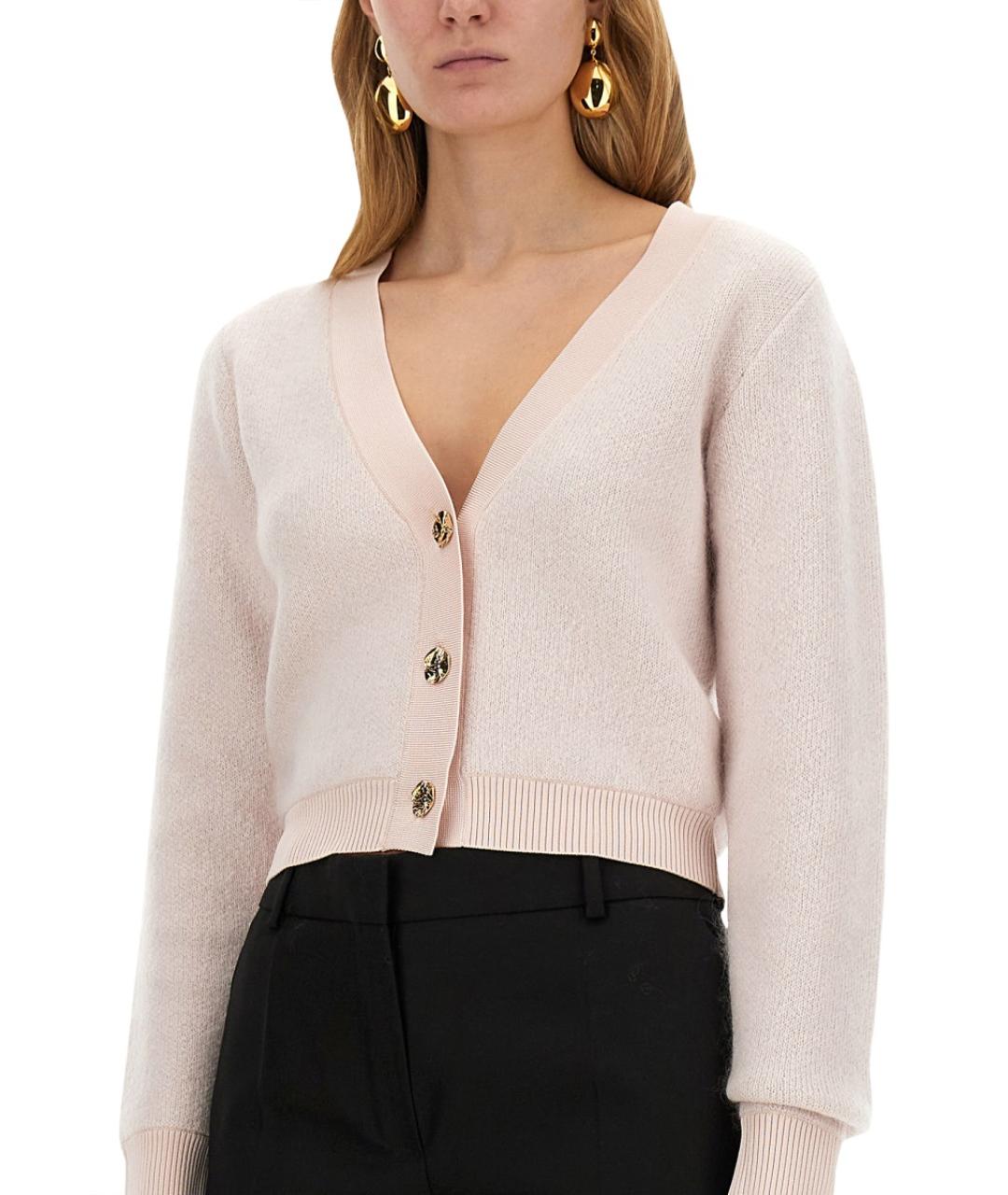 NINA RICCI Бежевый шерстяной кардиган, фото 4