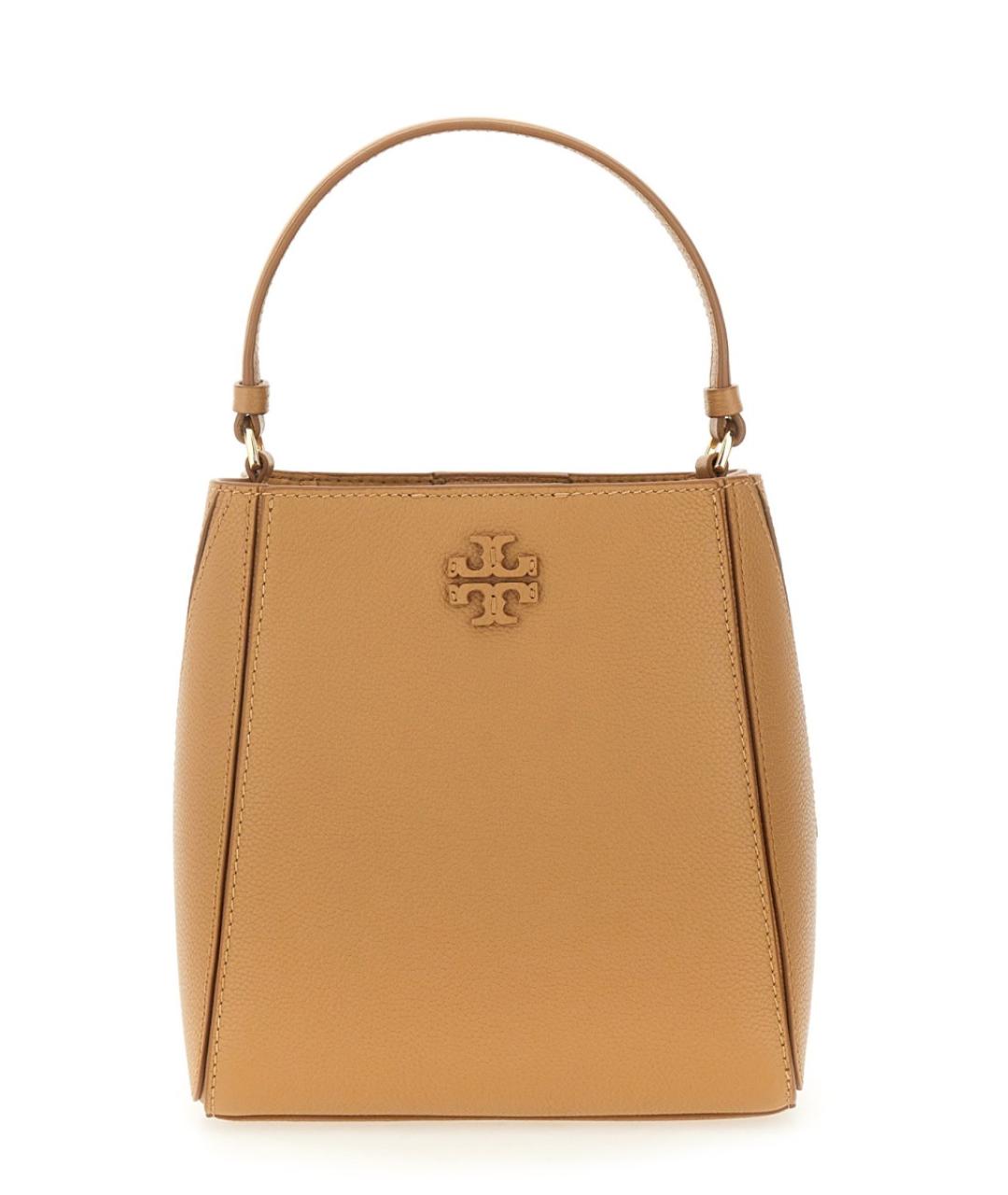 TORY BURCH Бежевая кожаная сумка через плечо, фото 3